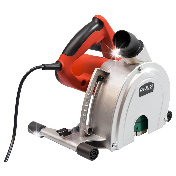 Kraft&Dele KD1538 3100W elektromos marógép, állítható mélység, 150mm