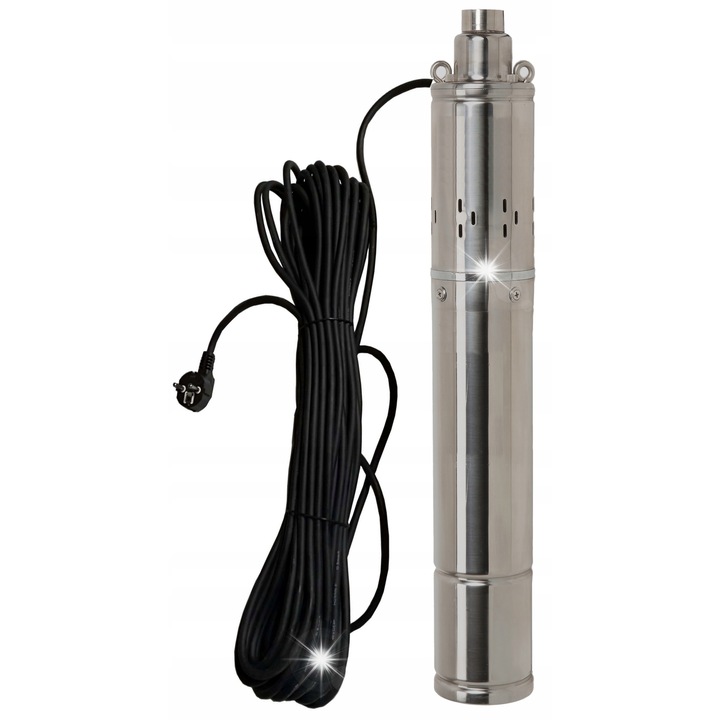 Потопяема помпа IBO 4 DIPPER 2700, дебит 2700 л/ч, напор 90 м, кабел 20 м, инокс, 0.75 kW, 102 мм