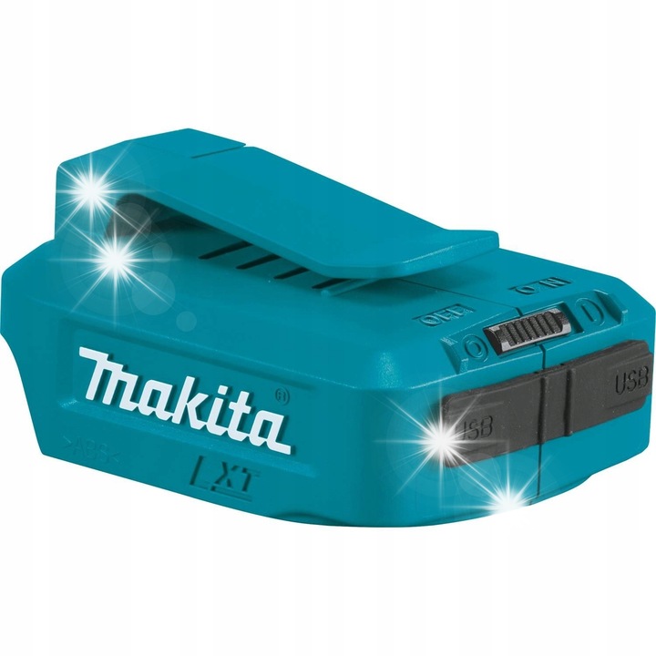 Adaptor incarcator USB Makita ADP05 14,4-18V 102x72x43mm, negru