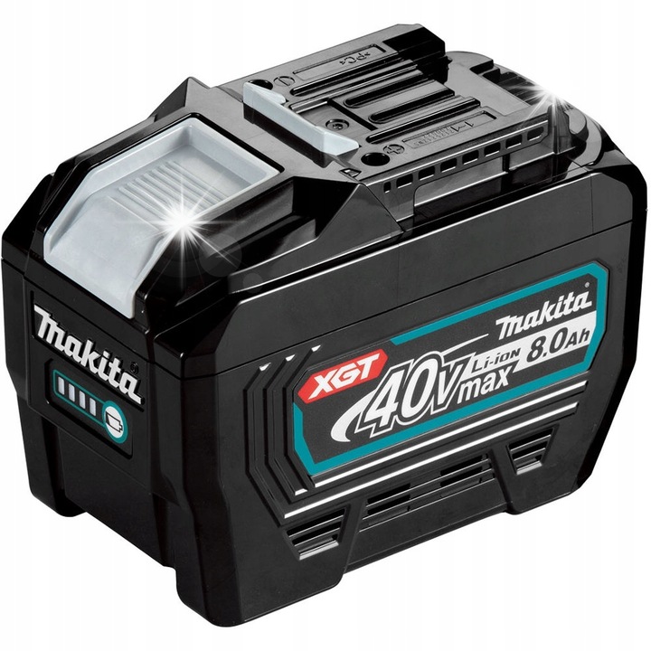 Acumulator Makita BL4080F XGT 40V max, 8.0Ah Li-Ion, comunicare digitala, indicator 4-LED, negru, 1 buc