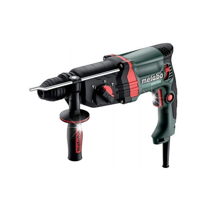 Ciocan rotopercutor Metabo KHE 2445, 800 W, 2.4 J, SDS-plus, verde/negru, 1 buc
