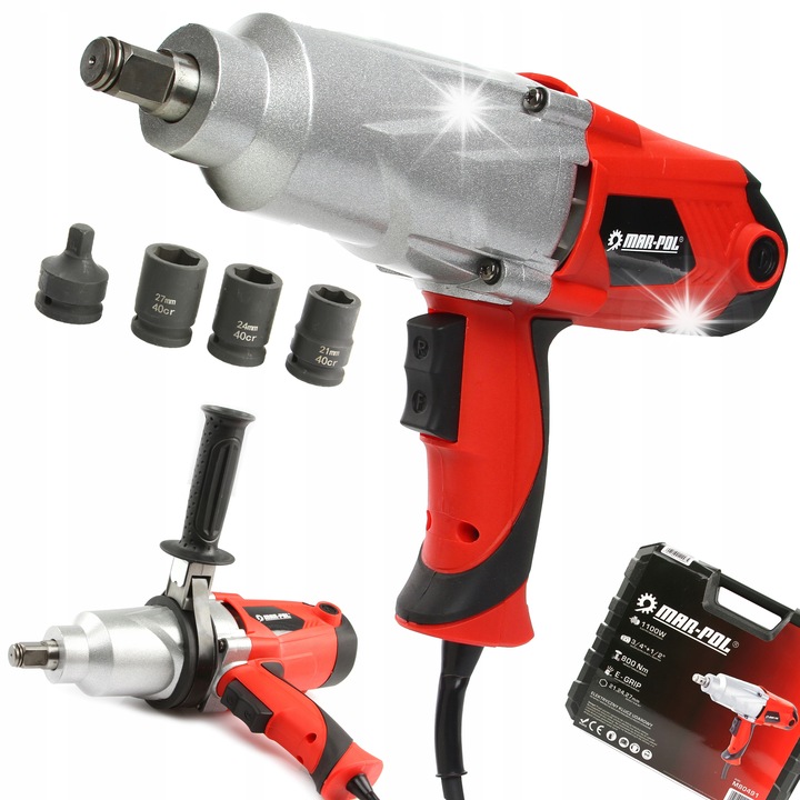 Cheie electrica cu impact Mar-Pol 3/4" 21x24x27mm 230V