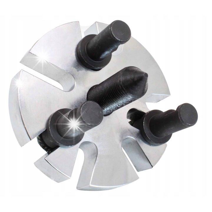 Extractor pinioane Luxtom, reglabil 50-95mm, 8 taieturi, otel, universal, negru