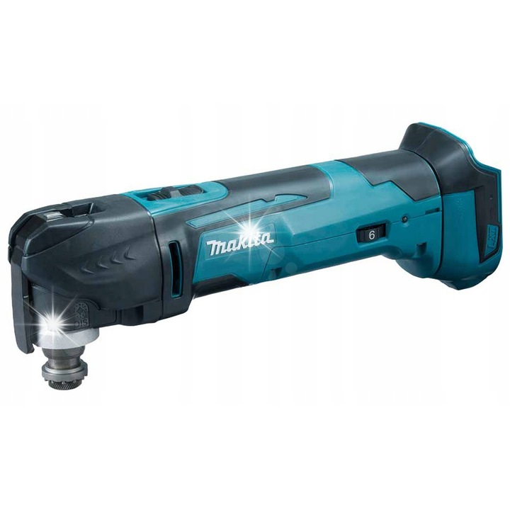 Makita DTM51Z többfunkciós szerszám, 18 V LXT, oszcillációs sebesség 6000-20000 ford./perc, akkumulátor és töltő nélkül, türkiz/fekete, 1 db