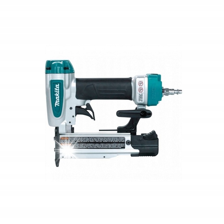 Makita AF353 pneumatikus tűzőgép, 15-35 mm-es tűkhöz, 0,6 mm átmérővel, 130 db-os tárkapacitással, türkiz/ezüst, 1 db