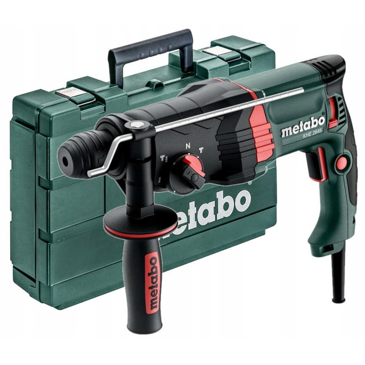Ciocan rotopercutor Metabo KHE 2645, 850W, 2.9J, SDS Plus, 4m, 2.9kg