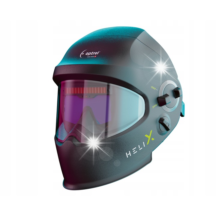 Козирка OPTREL Helix Quattro + каска HardHat - ADF 4-13 DIN