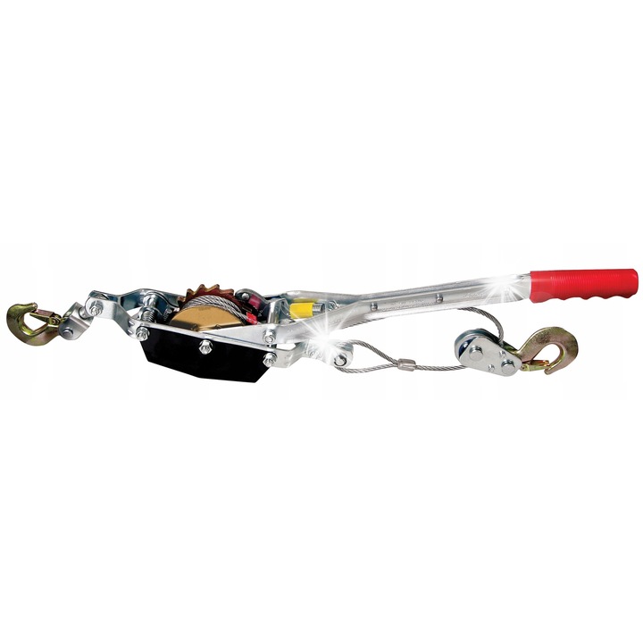 Troliu manual Proline 46715, 1.5t, cablu 3m, 6mm, 7.6kg