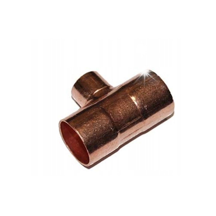 Teu reductiv Nibco seria 5000 art. 5130, pentru lipire capilara, din cupru deoxidat cu fosfor, cupru, O 42x35x42 mm