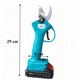 Real Garden elektromos ágvágó olló, 2 akkumulátoros készlet, 18,5V 25mm