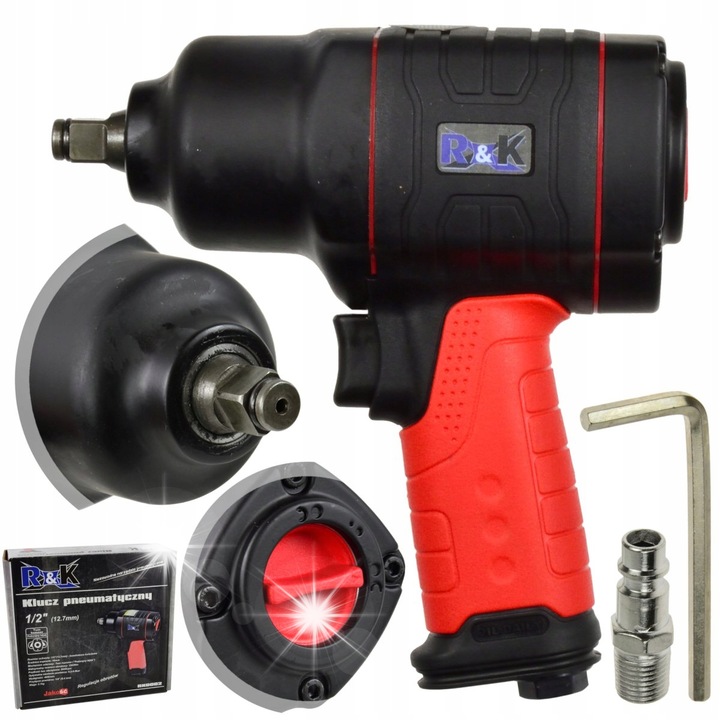 Ütvecsavarozó, R&K 1500Nm kompozit 1/2" ergonomikus