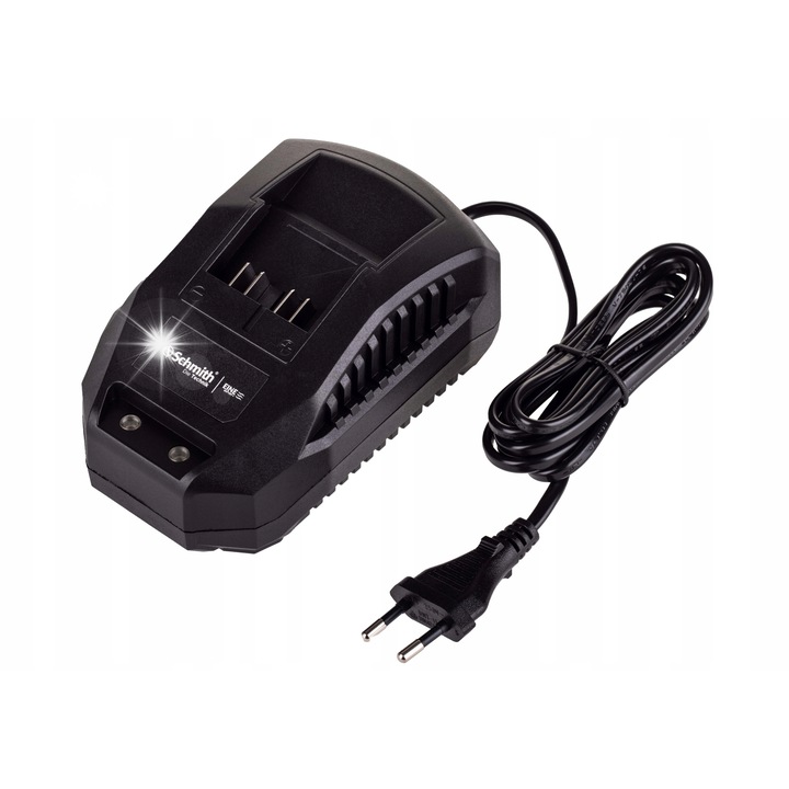 Schmith Eine Battery+ 18V töltő, gyors töltés 2,4A 70W, 1 akkumulátorhely, fekete