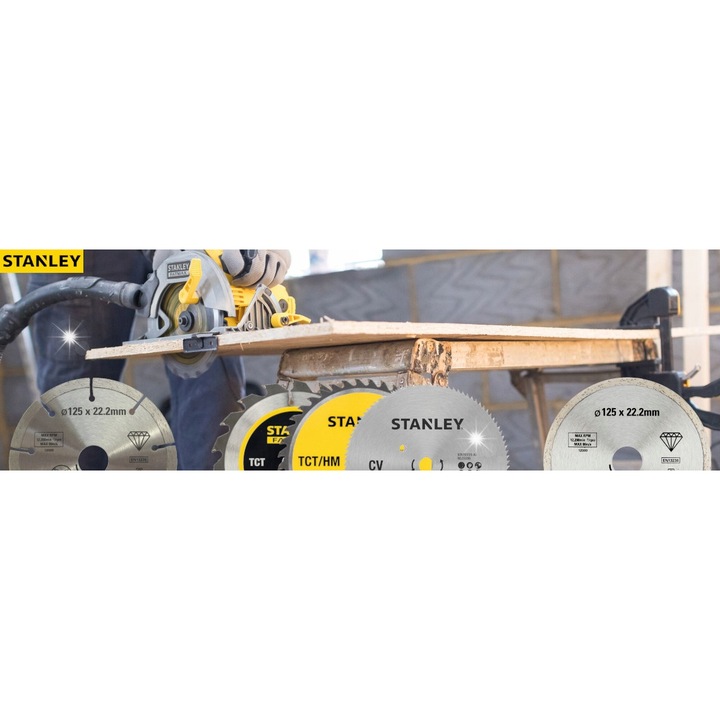 Disc ferastrau Stanley STA13035 190x30mm 40 dinti TCT