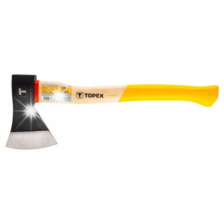 Sicheta TOPEX 1250g, otel calit, maner lemn 35x200mm