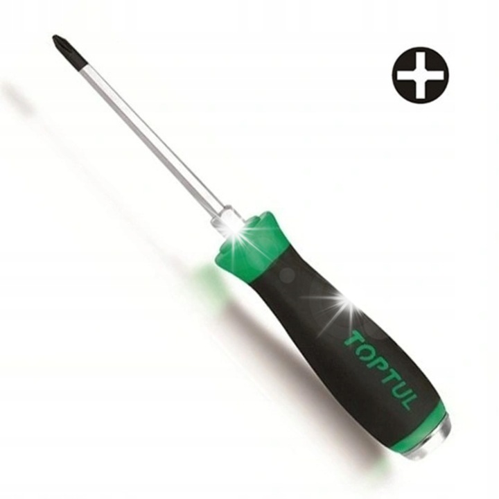 Ударна отвертка Toptul PH3x150mm, магнитна, шестостенна, 275mm