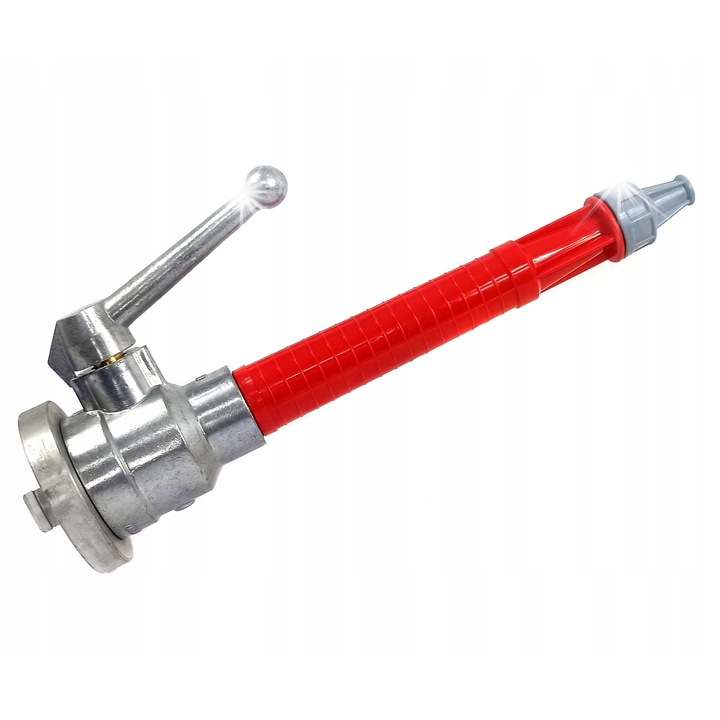Duza pentru furtun pompieri Silver 2 inch cu supapa bila
