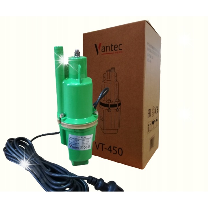 Мембранна помпа Vantec VT-450 зелена 450W 105x180mm