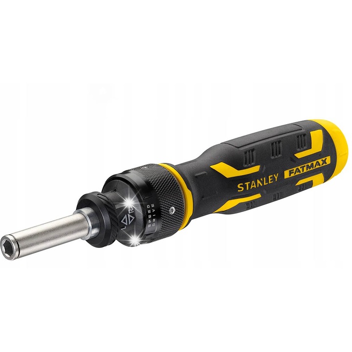 Отвертка с тресчотка Stanley FatMax SpeedDrive, двоен бит, 2 функции, 20см