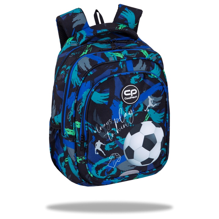 Rucsac școlar CoolPack FAST, FOOTBALL NAVY