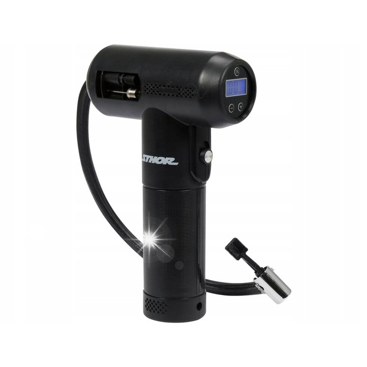 Compresor auto Sthor 82120 fara fir, LED, 25 l/min, 13.5x20.5x5 cm