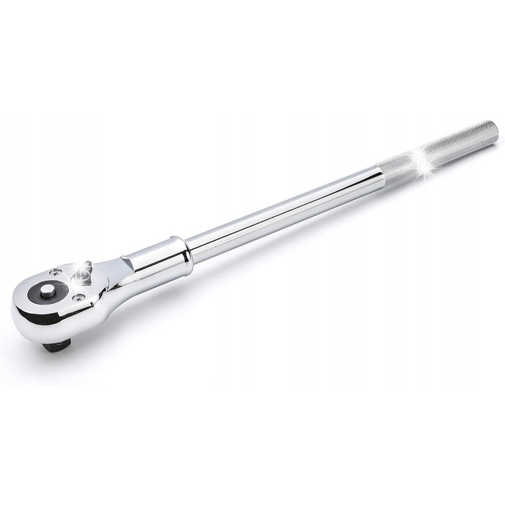 Cheie cu clichet / clichet SATA ST16901SC, cu prindere rapida, profesionala, din otel CrV crom-vanadiu, Cromat, 3/4"