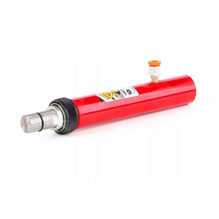 Vorel 80350 hidraulikus henger, 10 t kapacitás, 150 mm lökethossz, 13/16-20 UNEF menet, piros, 5.1 kg