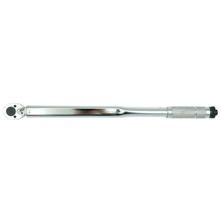 Vorel 57400 nyomatékkulcs, 3/4'' mikrométeres beállítással és kattanó jelzéssel, 62-405 Nm, 625 mm hosszúság, krómozott