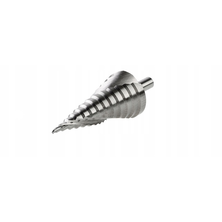 Schmith SWCH-02 HSS kúpos lépcsős fúró, 4-39 mm, hengeres szár, ezüst, 1 db