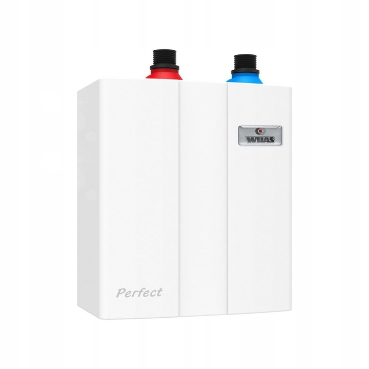 Wijas Perfect 4000 elektromos vízmelegítő, 4 kW (230 V), 1,25 l/perc átfolyás, elektronikus szabályzóval, fehér