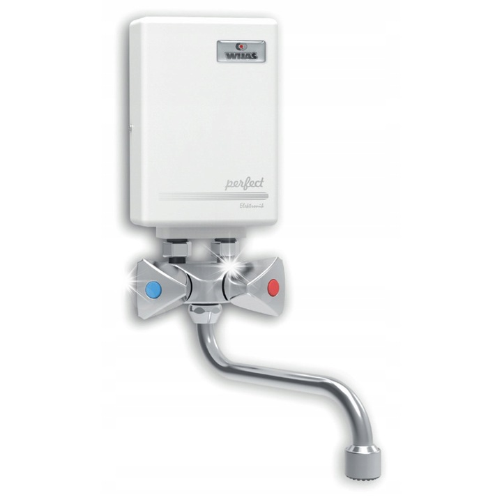 Wijas Perfect 400 azonnali vízmelegítő, 4kW, fehér, 150mm