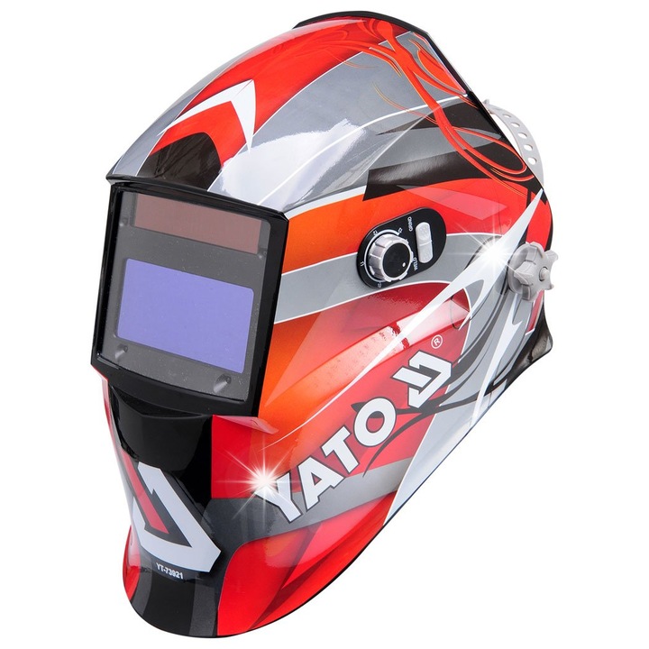 Masca sudura Yato YT-73921, filtru autointunecare, 4 senzori, negru, 126x102mm