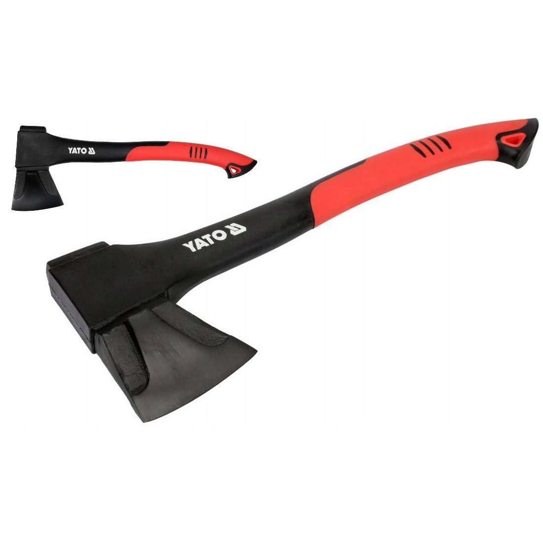 Topor Chopper Topor de despicat Yato YT-80080, maner nylon cu acoperire TPR anti ...