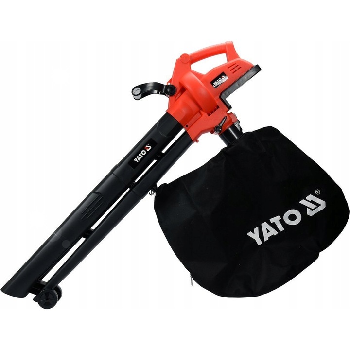 Yato YT-85175 levélfúvó-szívó, 36V (2x18V) Li-Ion, két funkció: fúvás és szívás, 45 l zsák kapacitás, fekete/piros, 1 db