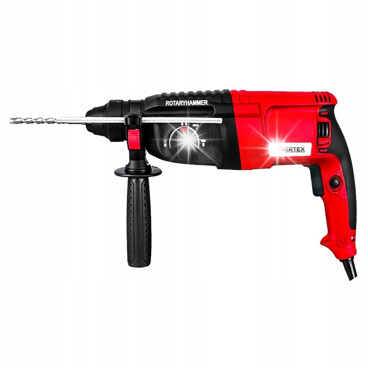 Ciocan rotopercutor Vertex VMW900RED 900W 5.3kg negru 2.4J 30x26x13mm set