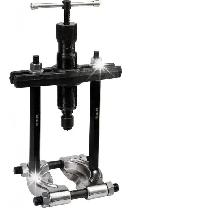 Yato kihúzó/leválasztó, 5T hidraulikus prés, 50 CrV ötvözött acél, munkadimenzió 75-105 mm, Fekete/metál, 1 db