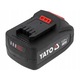 Acumulator (baterie) Yato YT-828464, Li-Ion 18V 6,0Ah (108 Wh), incarcare rapida, indicator nivel incarcare, compatibil cu scule Yato 18V, Negru, 1 buc