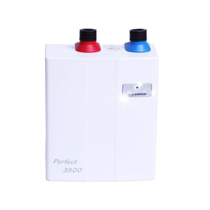Wijas Perfect 3500 azonnali vízmelegítő, 3,5 kW, 230 V, nyomás 0,65 MPa-ig, Fehér