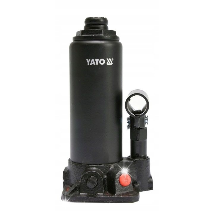 Cric hidraulic stalp auto Yato YT-17001, jack hidraulic, capacitate 3 t (3000 kg), interval ridicare 194-374 mm, negru, 1 buc
