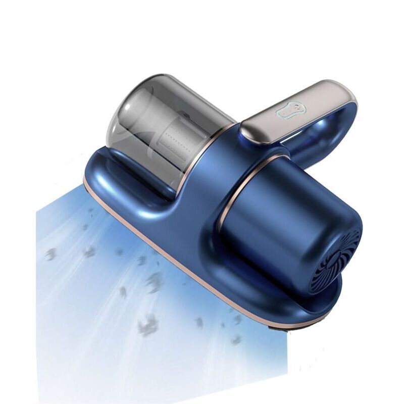 Aspirator pentru saltea cu lumina UV, filtru HEPA, fara fir, 100W, portabil, alb