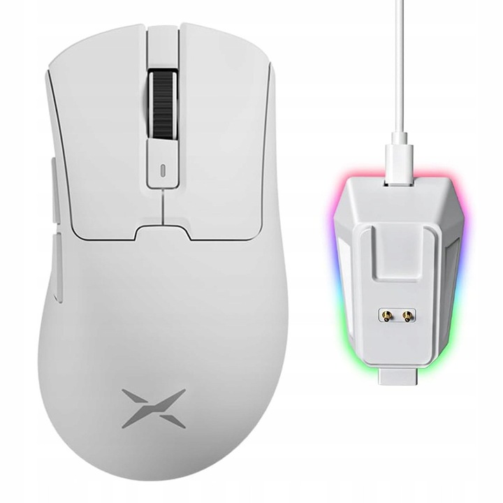 Mouse gaming wireless DeLux M900PRO+, 26000 DPI, RGB, 128x65x40mm
