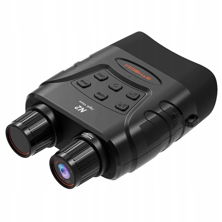 Бинокъл за нощно виждане GT Media N2 Zoom 5x, IR LED 850nm, видеозапис 1080p, разстояние за наблюдение до 300м, черен, 1 бр