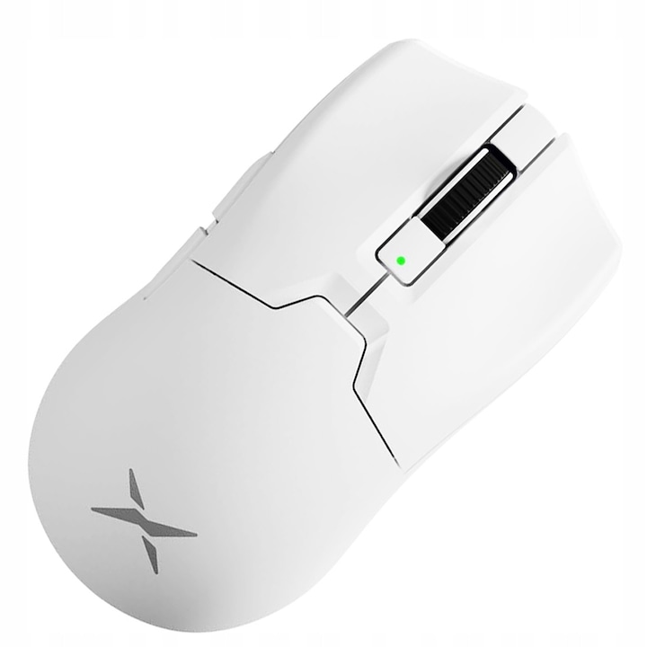Mouse/Maus DeLux M800MINI 3311 PixArt PAW3311 pana la 12000 DPI, Polling 1000 Hz, 3 moduri conectare USB-C/2.4G/Bluetooth, Alb, 1 buc
