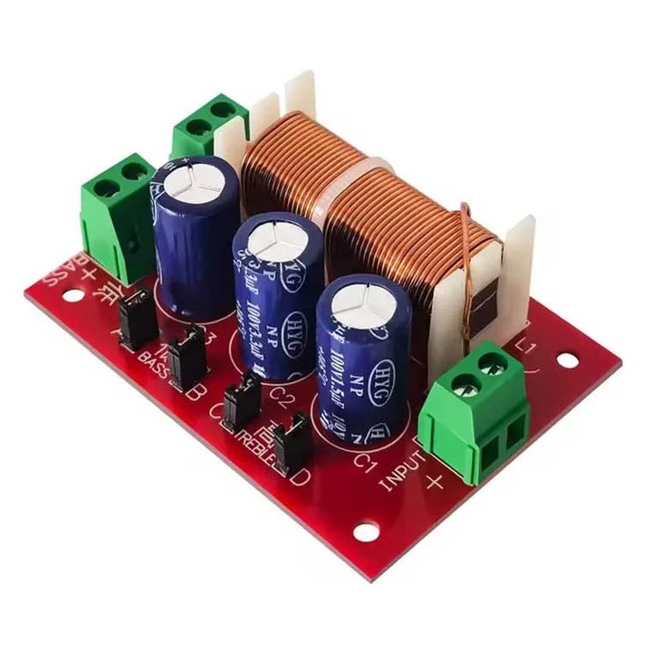 2 utas hangszóró szűrő 4/8 ohm 100W