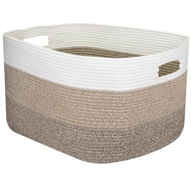 Cos de rufe Cottage Slim, 40 L, maro, fara manere - eMAG.ro