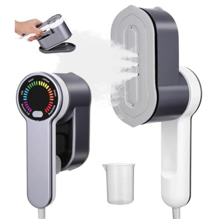 Aparat de calcat cu aburi portabil 1200W 120ml alb 504g