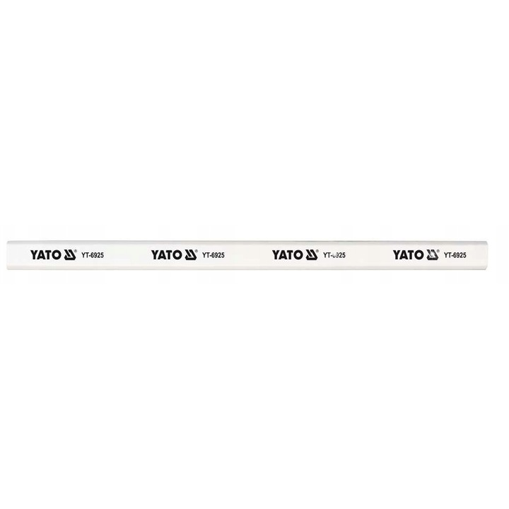 Creion tamplarie Yato HB alb 245x15mm set 144 bucati