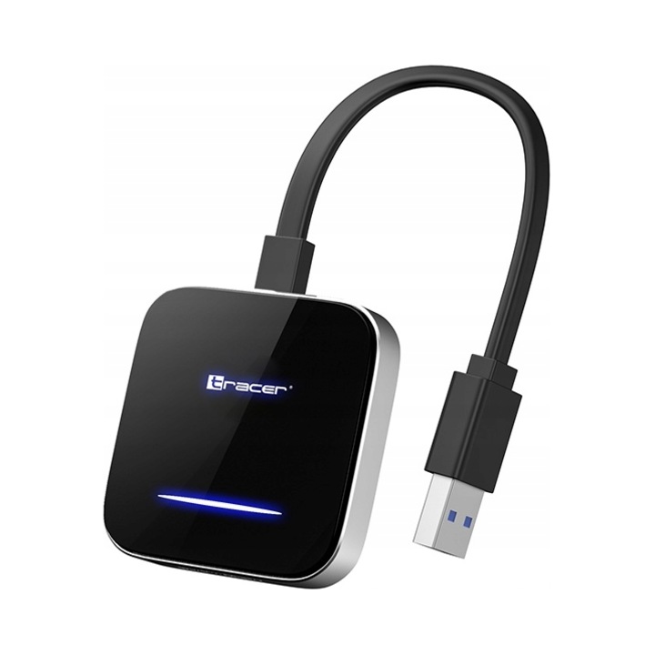 Adaptor wireless CarPlay Android Auto Tracer CarLink PRO Bluetooth 5.0 USB WiFi