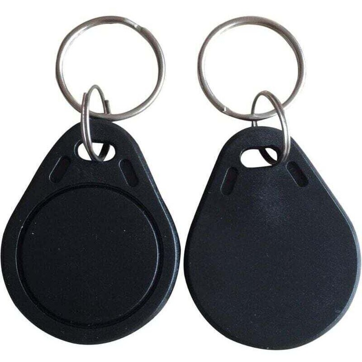 Set 10 ecusoane RFID programabile 13.56 MHz, rezistente la apa, 5x8cm