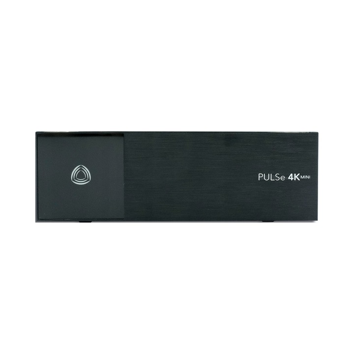 Сателитен тунер AB-COM PULSe 4K Mini SE, DVB-S2X, UHD 4K HEVC/H.265, Linux Enigma2, CI/CI+ слот, черен, 1 бр