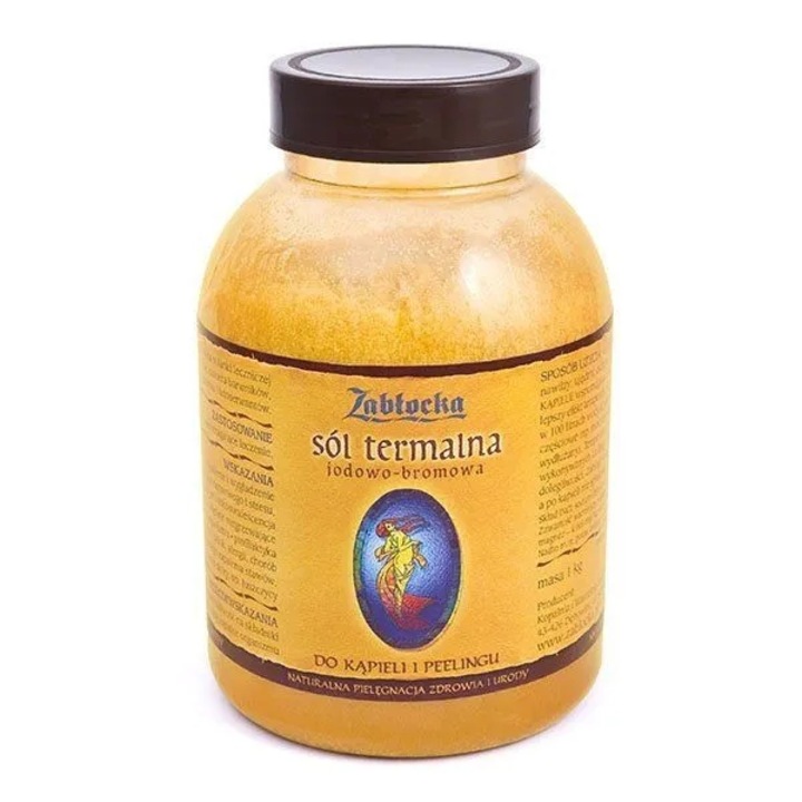 Sare termala Zablocka iod-brom, 1kg pentru baie si peeling
